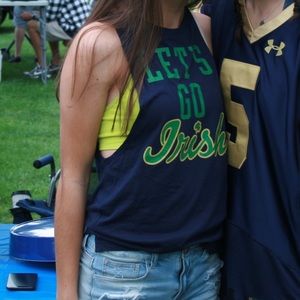 Notre Dame Let’s Go Irish Muscle Tee / Tank